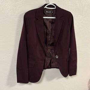 7th avenue design studio size 6 women’s maroon blazer